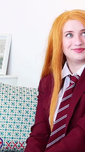 British Redhead Victoria Greene Gets Her Cunt Teased and Squirts Everywhere