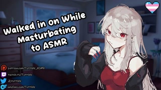 [TF4A] Walked in on While Masturbating to ASMR || NSFW ASMR || Trans girl ASMR ||