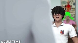 ADULT TIME Hentai Sex Professor Jerks Off And Fucks A Student To Prove A Point