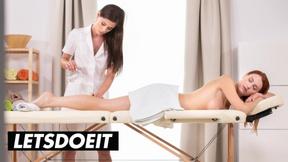 ”Teen Lesbos Feast on Each Other's Cunts”