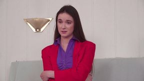 Buck-Naked Bequest! - Hazel Moore Strips Off Her Secretary Suit and Boots - WMV 1080p