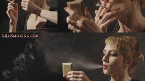 LiLu Making Up and Smoking - DivX