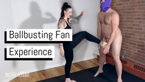 Ballbusting Fan Experience | Cocky Fan Gets Destroyed