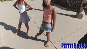Petite Babes Have a Wild Threesome