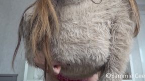Fuzzy Sweater Changing Jerk off Encouragement