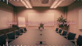 Your boss tries sex toys on you in public - english audio femdom