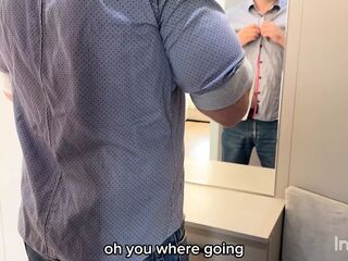 Driver Fucked My Wife Stuck In The Sofa - Russian Amateur With Talk And English Subtitles