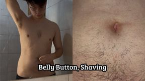 Close-Up: Belly Button Shaving