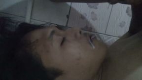 Crot on your own face