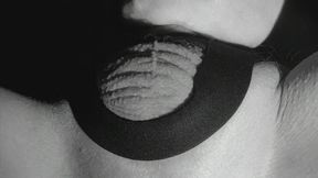 Schwarz weiß slomotion