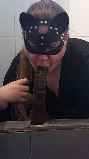 Sissy Enjoying Throating and Riding BBC