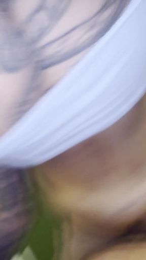 I Get Horny with Rossa Vaxx After the Scene and We End up Fucking on the Terrace