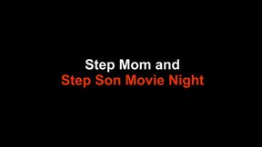 Stepmom and Stepson Movie Night with my new stepson “Larry”