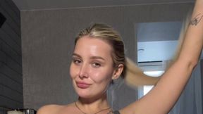 Social Media Model @anisaxluv @Teasing and #Naked #Shaved Pussy #Blonde #18+ Teen #Curvy & Thick movie adult xxx | Tik.Porn