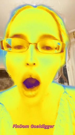 My big eyeglasses make me difficult to yawn