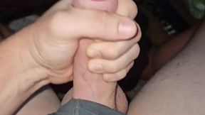I get so horny in the morning ???? ???? huge cumshot by my red light and phone light ???? pov everyday ????