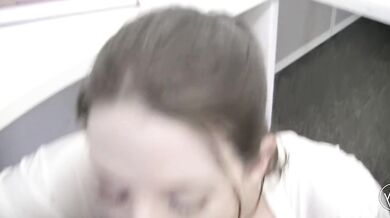 Busty Australian Ang hits curvy friend in the library hard