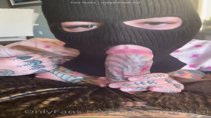 TigerLilly Sucking Cock With A Robber Mask
