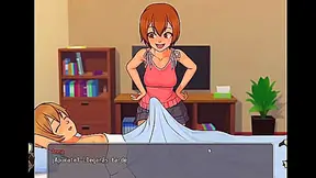 [Hentai Game] Daily life of my countryside -Spanish- (part 6) Massage to the StepAunt and