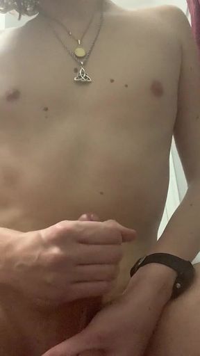 Teen Redhead Fails at Edging and Cums Accidentally