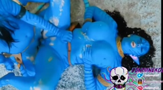 Porn parody of horny Avatar Kari