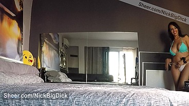 Follando en privado con esta latina caliente