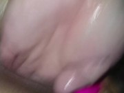 Milf puta,  me usa de juguete y se masturba adentro mío con créampie. Conchi feliz