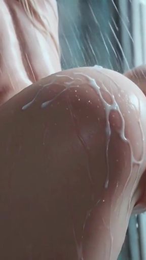 ATKINS HEAVEN - Roommate&#039;s Perfect Ass Gets Pounded While Sharing A Shower   Clip 1