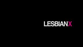 LesbianX - Bubble butted duo takes anal play to another level