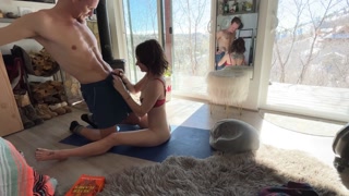 REAL SEX! brunette babe sucks and fucks 🌟 Summer Heaven