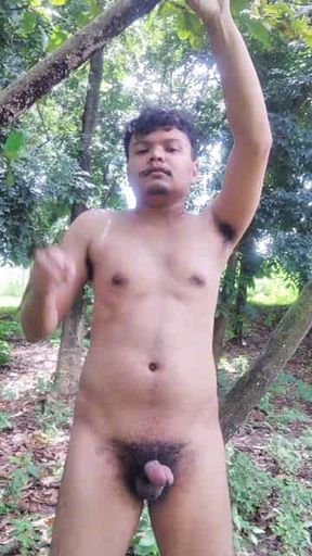 ngocok kontol di hutan