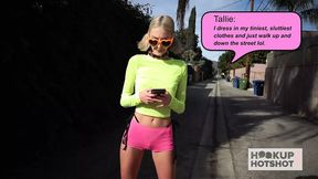 Tiny Blonde Tallie's Fours Are Pounded Hard!
