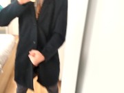 Elegant Man Masturbates His Big Fat Dick and Empties His Cum In Front Of The Mirror