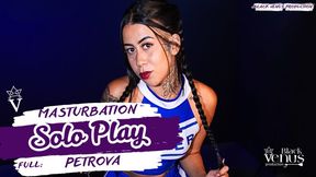 The Perfect Cheerleader Tease: A Slow Striptease And In-Depth Solo Masturbation in 4K