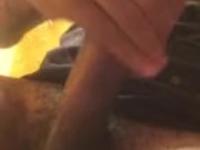 Stroking the morning wood