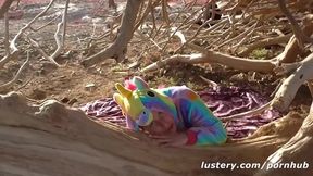 Eze & Jowy Bound Lustery Cosplay Fingering Outdoors