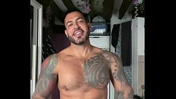 Harness and horny touching BBC big muscle latino - VIKTOR ROM -