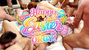 Hardcore Easter Orgy Escapades: 6 Bunnies 9 Studs! Feat: Angel Minx, Athena West, Leslie Cougar, Nauti Mermaid, Flight Attendant Fiona, & Jazmine Cruz