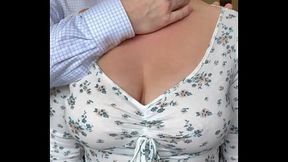 Submissive is a good little SLUT with BIG TITS and the throat GOAT for DADDY
