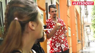 HORNY HOSTEL - Petite Slut Daphne Klyde Gets Her Throat And Pussy Fucked Hard - LETSDOEIT