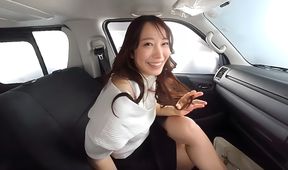 Picked Up a Busty G-Cup Gyaru for Nonstop Car Creampie Fun Pt.1