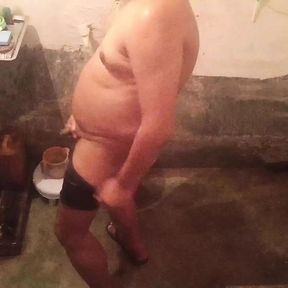 My Sexy husband bathing and dancing on honeymoon songs