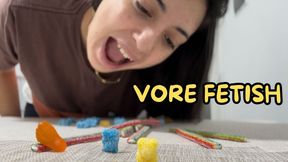 Giantess Vore: Swallowing Tiny Bears Alive in My Mouth