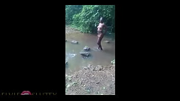 Black girl wades in river, gets fucked by strangers