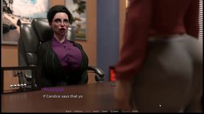 milf breeder [ futa ntr hentai game ] ep.10 principal fucked by a futanari giant cock with her husband on the phone !