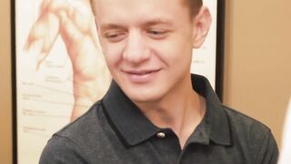 "Tiny Twunk Stretched Raw By Muscle HUNK - Tall Guy Fucks Petite Boy"
