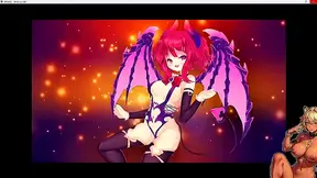 Succubus Bartender Gets Pranked During Steamy RPG Gameplay Session