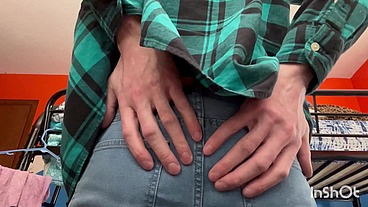Kinky Twink Niko Springs Spanks and Fingers His Big Ass