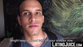 LatinoJuice.com - Innocent stud Jota exposes his uncut dick and masturbates in front