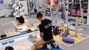 Chinese Fitness Coach Seduce And Fucks Trainer